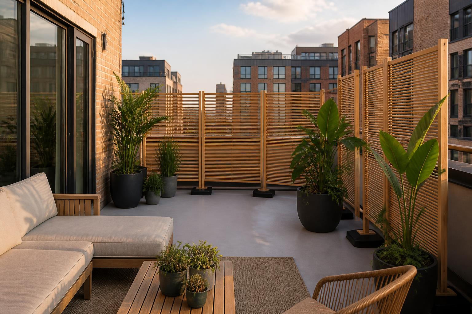 découvrez des astuces pratiques pour clôturer votre terrasse sans percer ni creuser, idéales pour les locataires souhaitant préserver leur espace extérieur en toute simplicité.