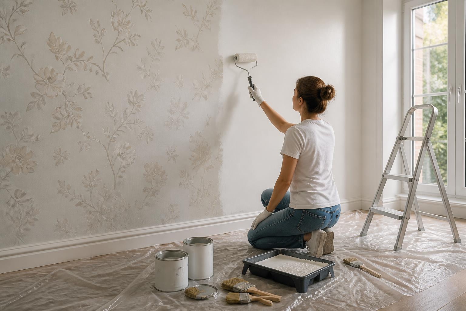 découvrez notre guide complet pour apprendre à peindre sur du papier peint et obtenir un mur impeccable. astuces, préparation et techniques pas à pas pour réussir votre décoration.