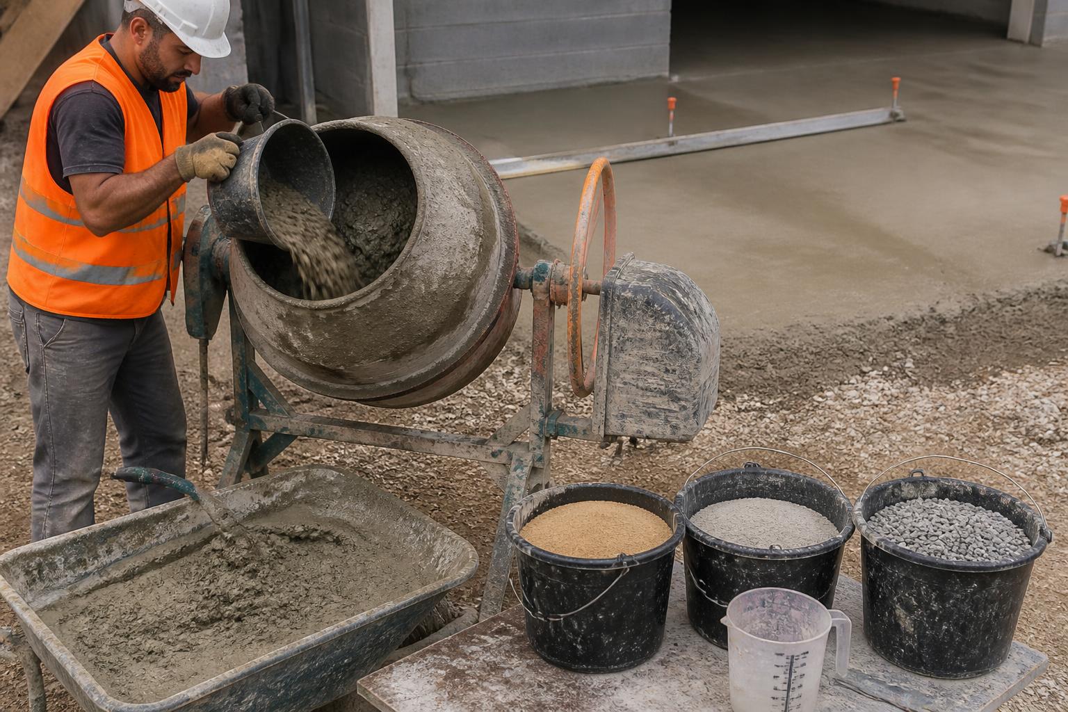 découvrez la méthode infaillible pour un dosage parfait de la chape maigre en bétonnière et assurez une préparation optimale pour vos travaux de construction.