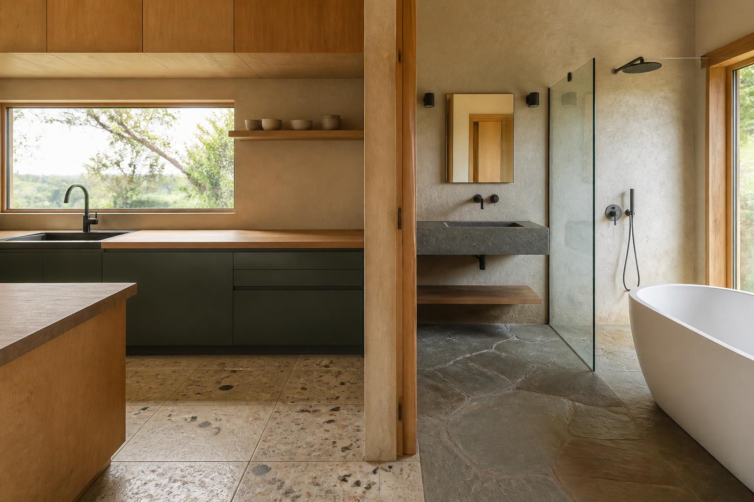 découvrez comment sublimer votre cuisine et salle de bain avec des revêtements écologiques, durables et esthétiques pour un intérieur sain et élégant.