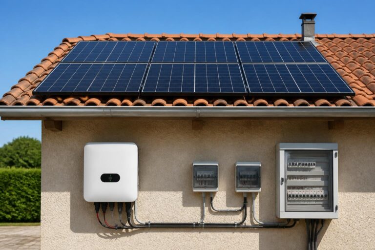 découvrez les emplacements clés où apposer les étiquettes obligatoires pour une installation photovoltaïque conforme aux normes en vigueur.