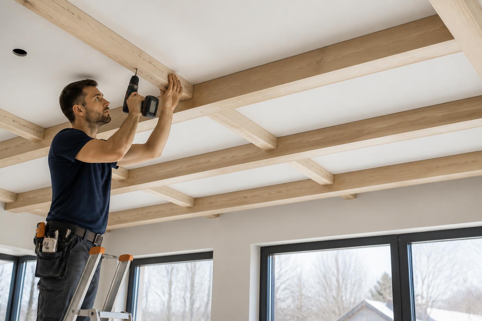 découvrez notre guide pratique pour concevoir et poser un faux solivage décoratif au plafond, alliant esthétique et facilité d'installation pour sublimer votre intérieur.