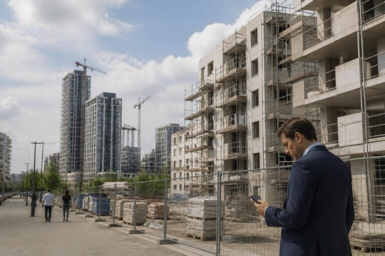 découvrez comment le marché de l'immobilier neuf en 2026 connaît une chute des ventes malgré des prix qui restent élevés et stables.