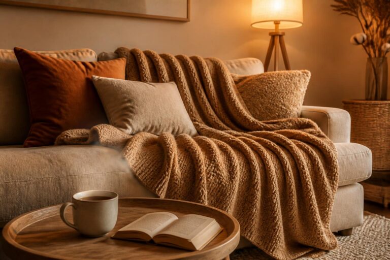 découvrez comment le plaid devient l'élément essentiel pour apporter chaleur et confort à votre intérieur, créant ainsi une ambiance cosy et accueillante chez vous.