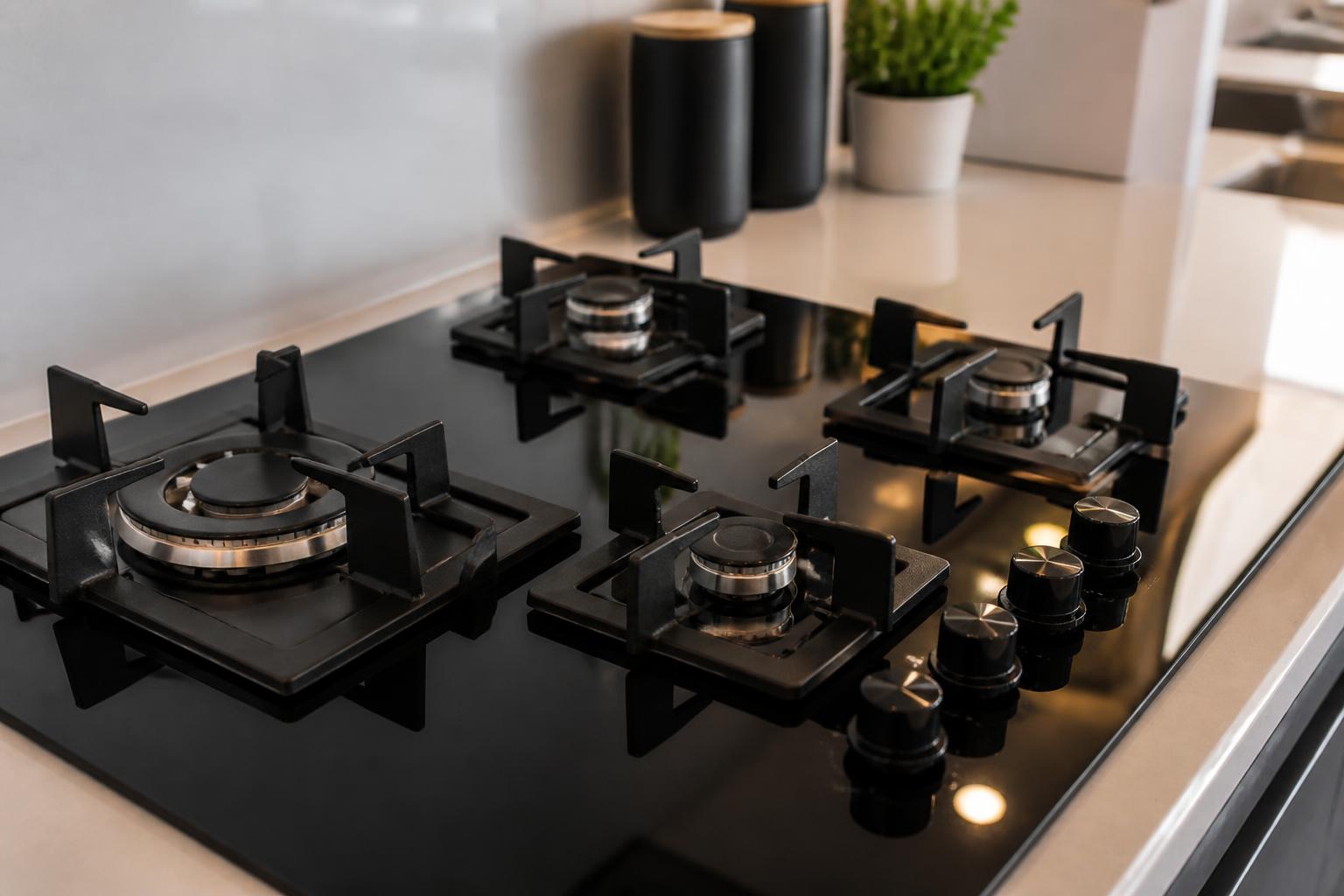 découvrez notre guide complet pour nettoyer efficacement votre plaque de cuisson gaz en verre noir et obtenir une surface impeccable sans traces.