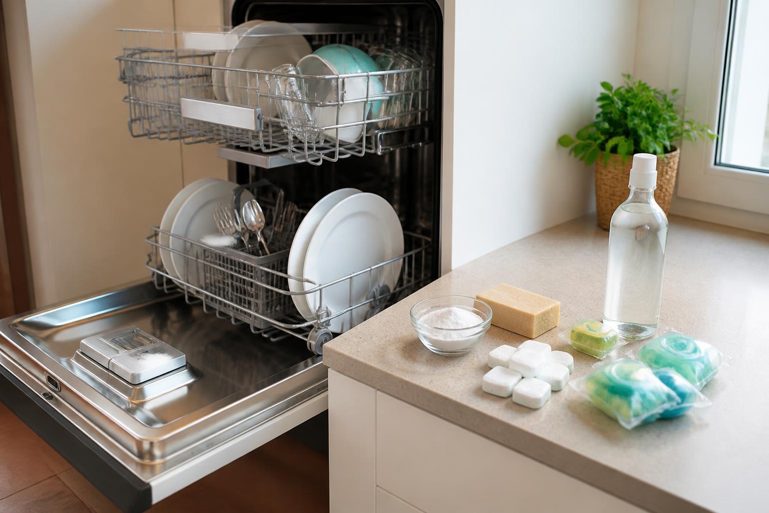 découvrez des alternatives efficaces aux tablettes pour lave-vaisselle et choisissez la meilleure option pour un nettoyage optimal et respectueux de l'environnement.