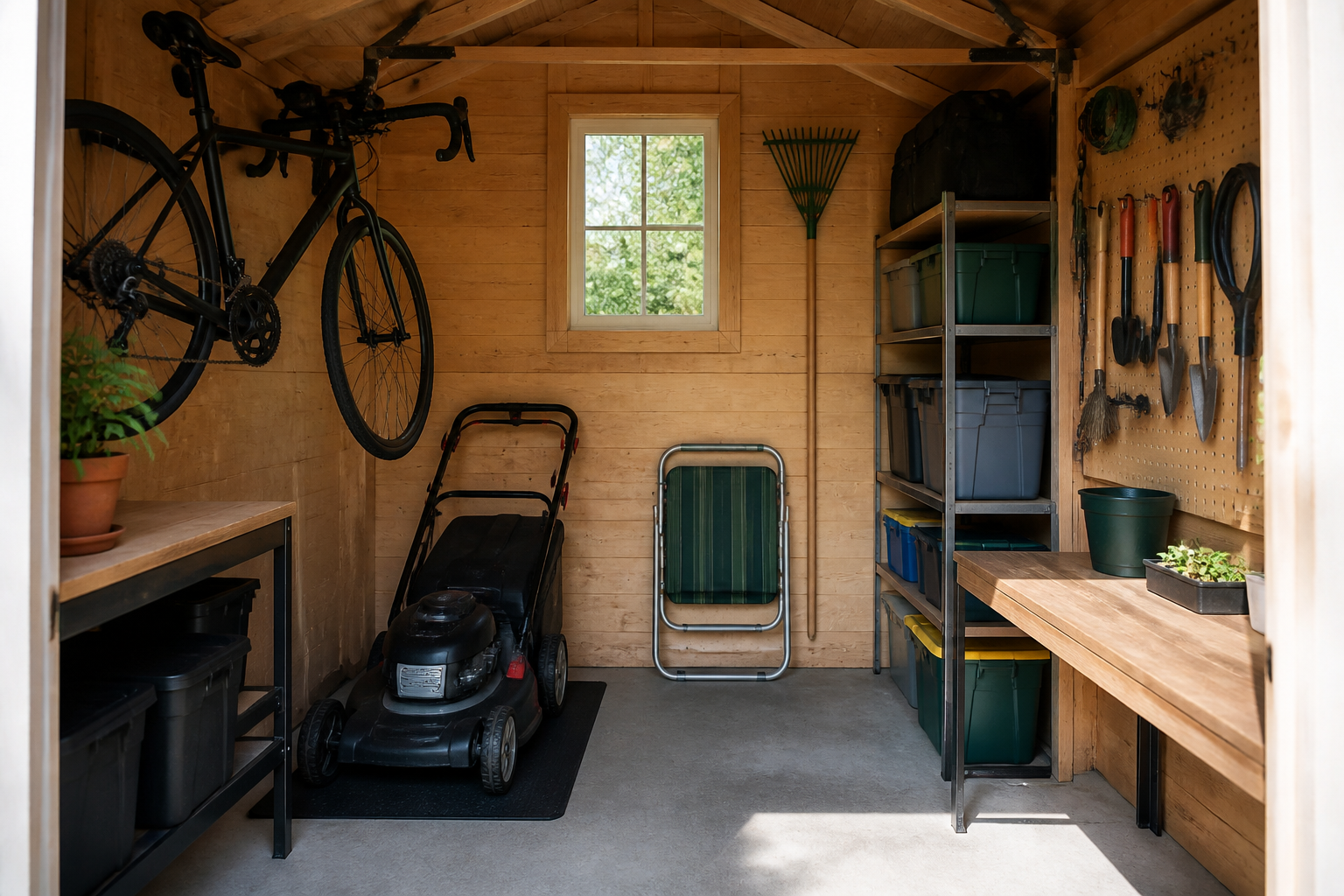Abri de jardin 5 m² : que peut-on vraiment y mettre ?