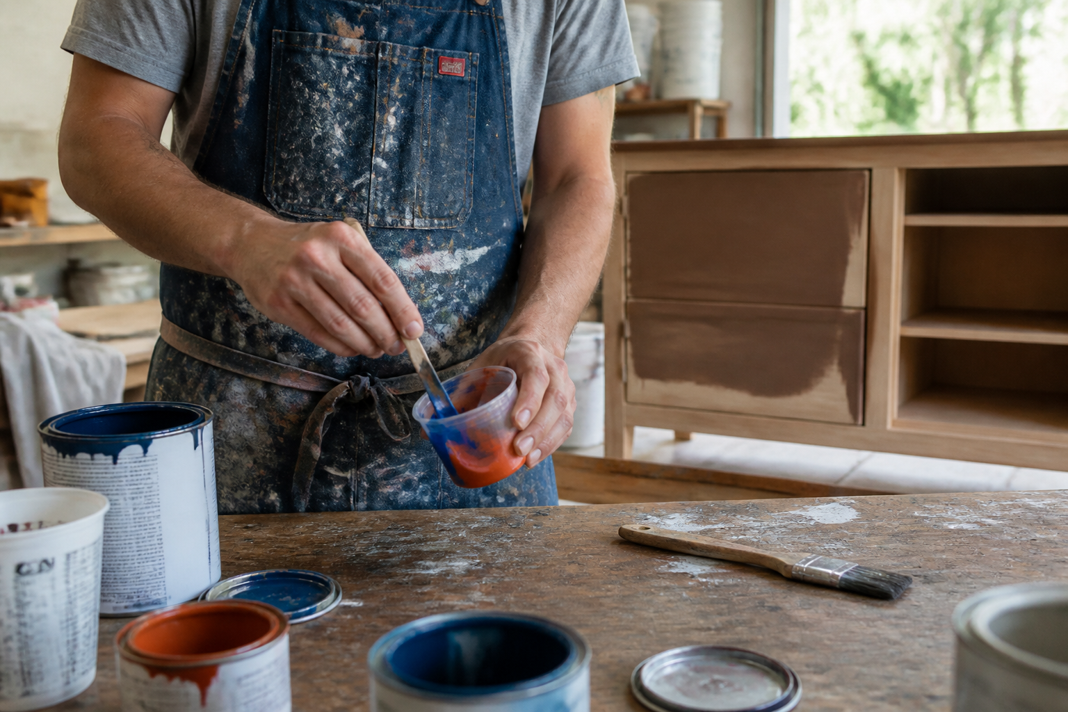 Comment obtenir la couleur marron en mélangeant des peintures ?