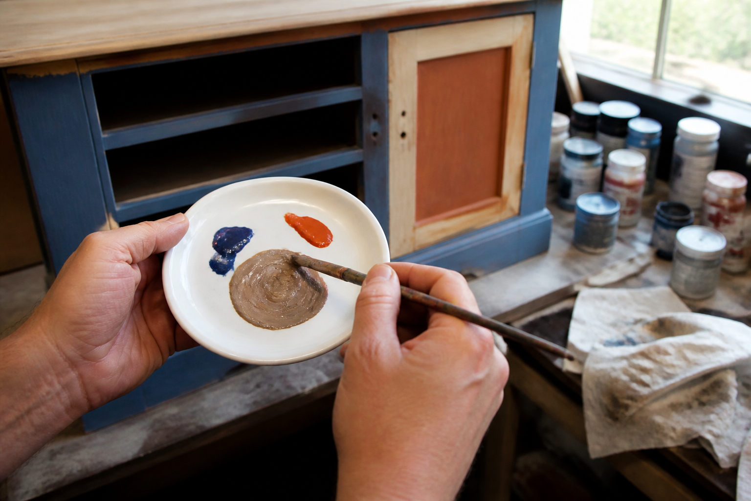 Comment obtenir la couleur marron en mélangeant des peintures ?