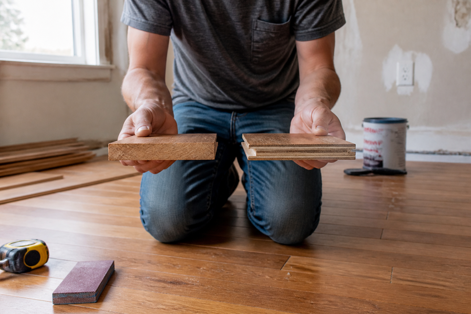 Parquet massif ou parquet contrecollé : comprendre les différences avant de rénover