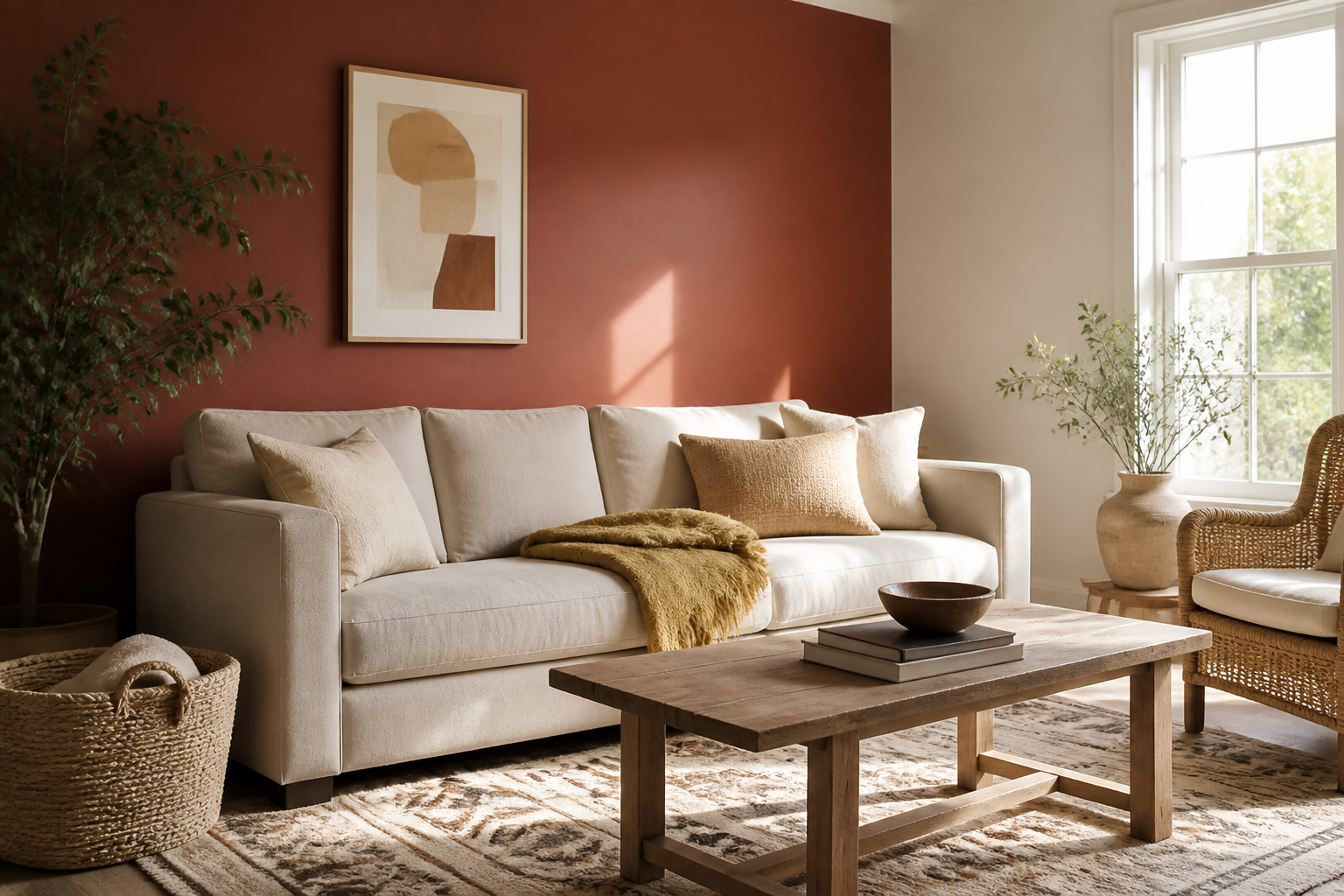 Peinture terracotta : 3 idées déco pour un intérieur chaleureux