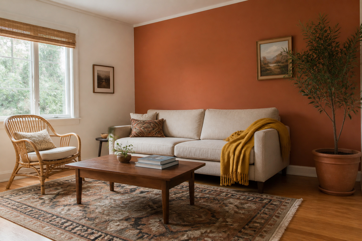 Peinture terracotta : 3 idées déco pour un intérieur chaleureux