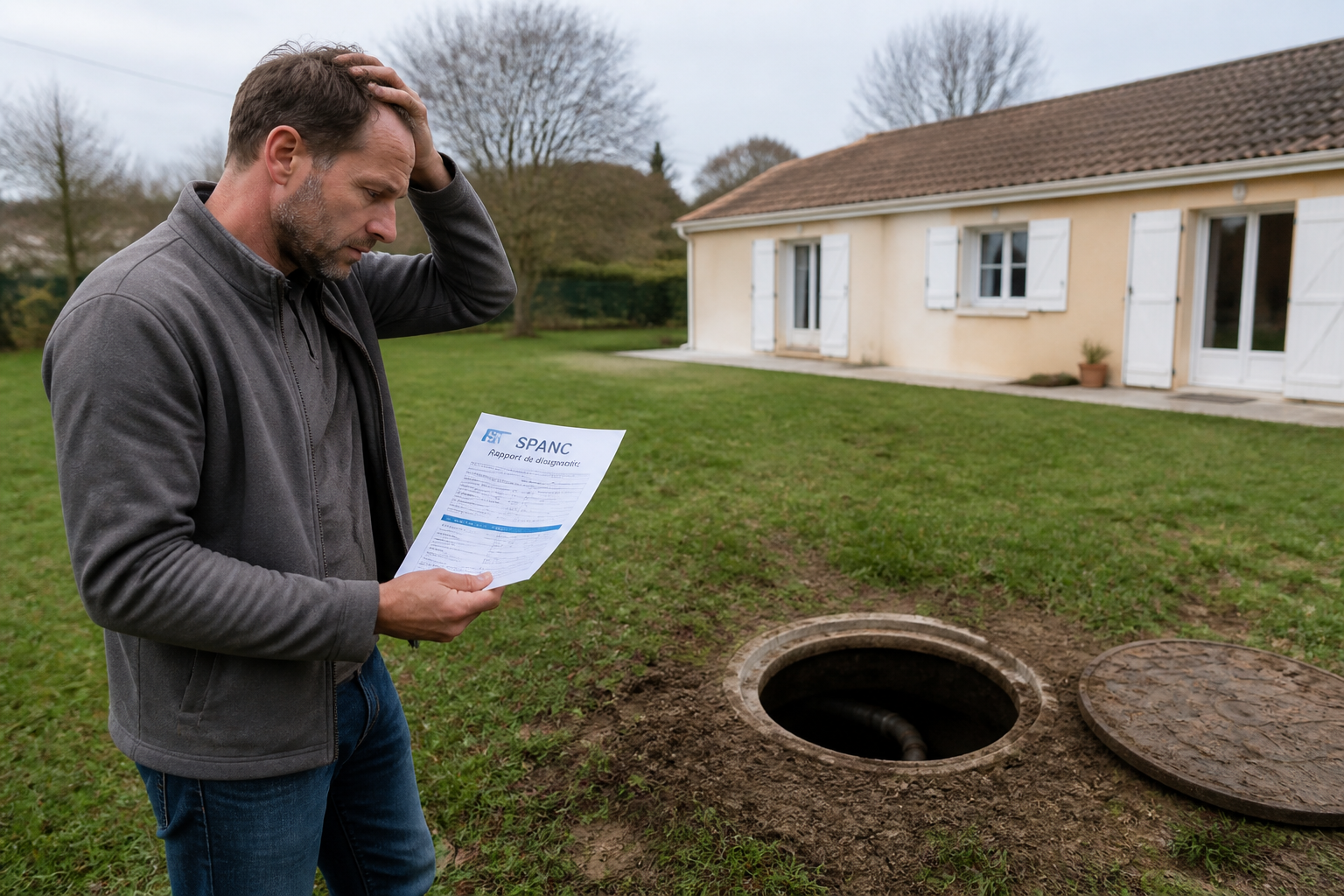 Assainissement non conforme après achat : que dit la loi ?