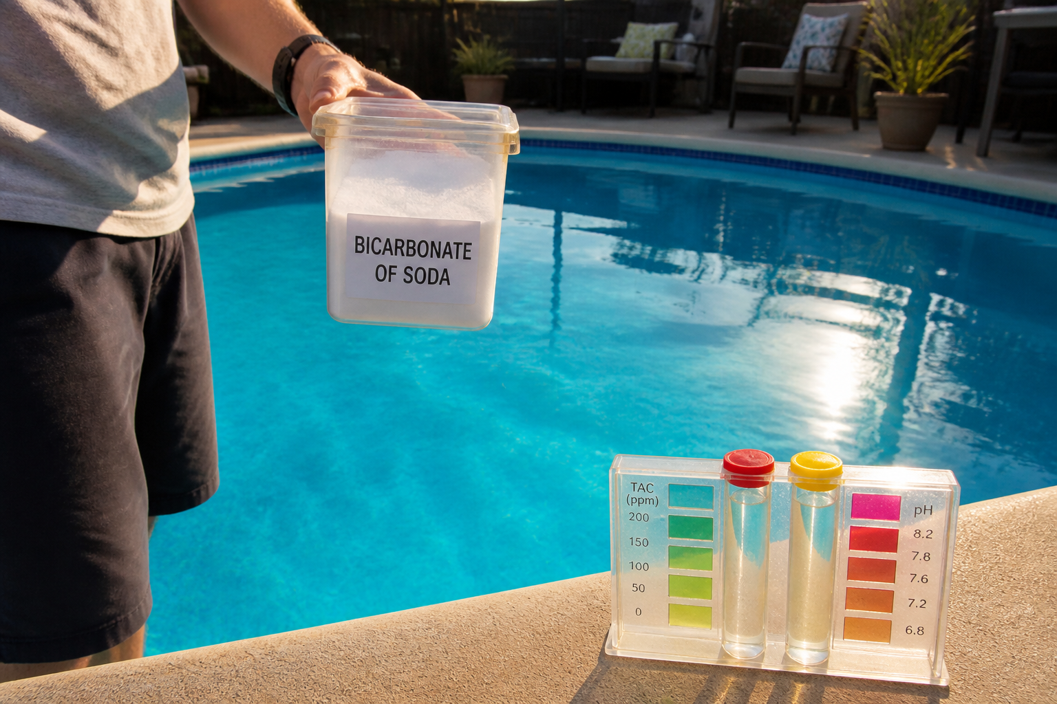 Augmenter le TAC de sa piscine sans toucher au pH : mode d'emploi