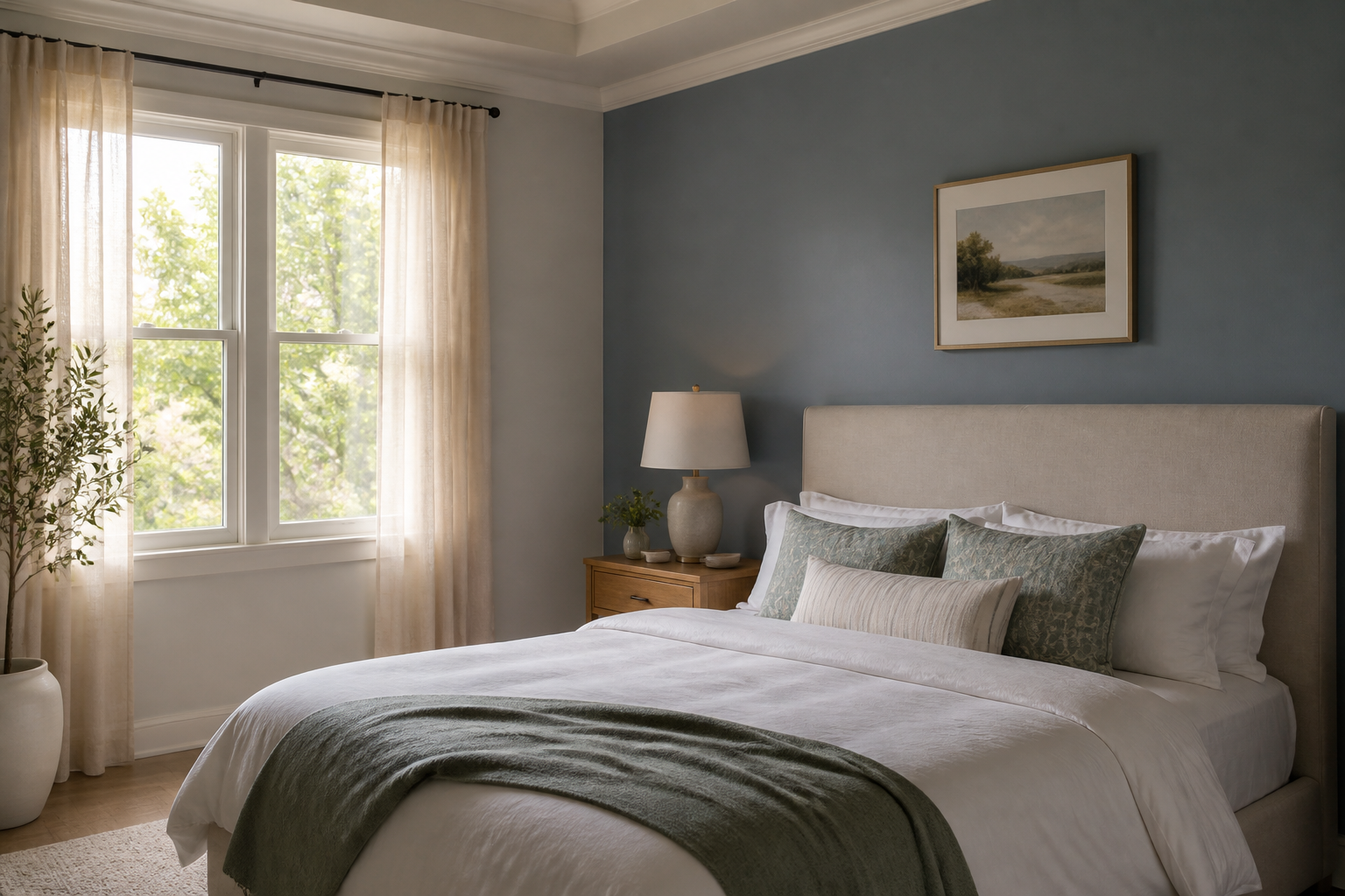 Couleur chambre apaisante : le nuancier qui marche