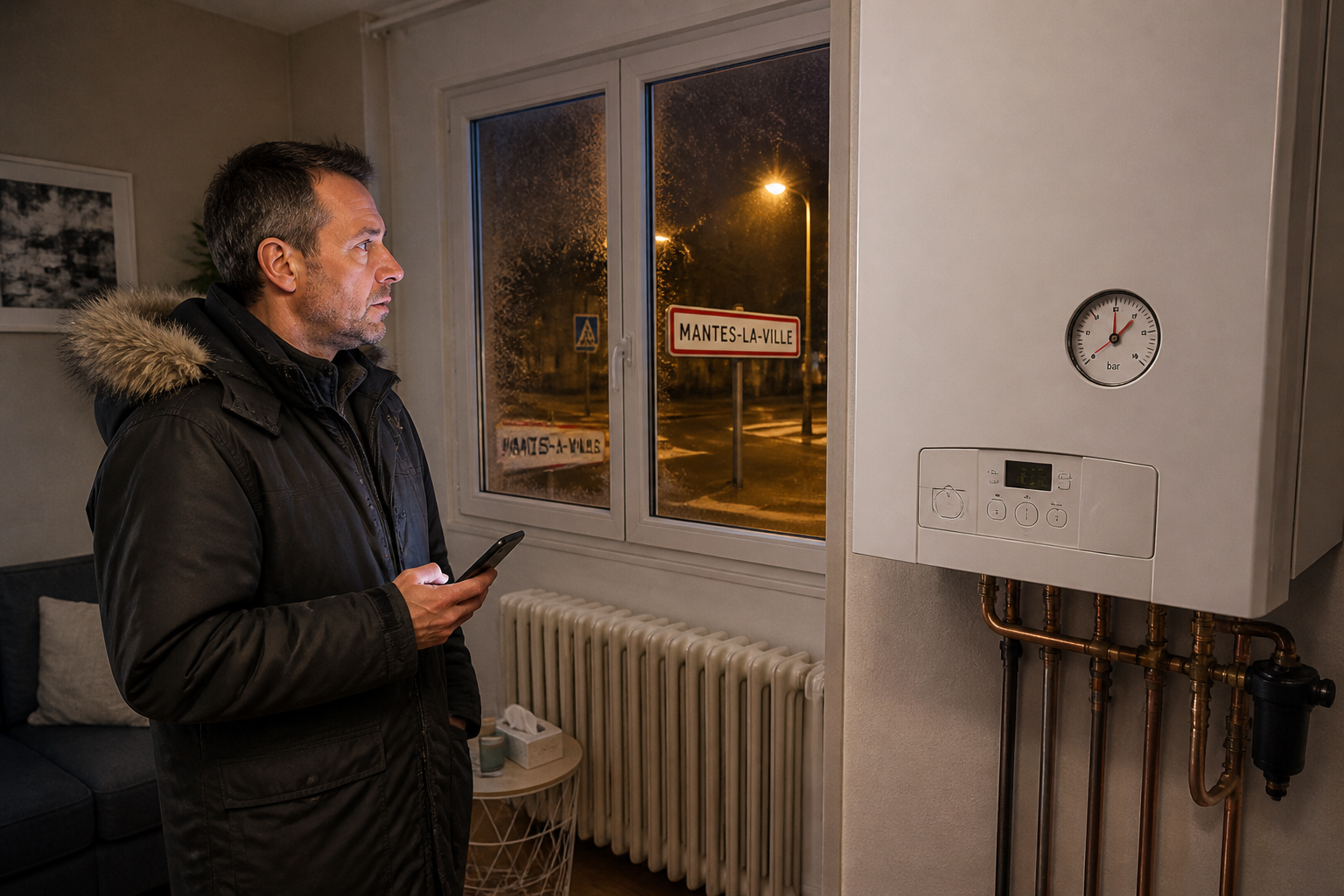 Dépannage chauffage Mantes-la-Ville : les bons réflexes