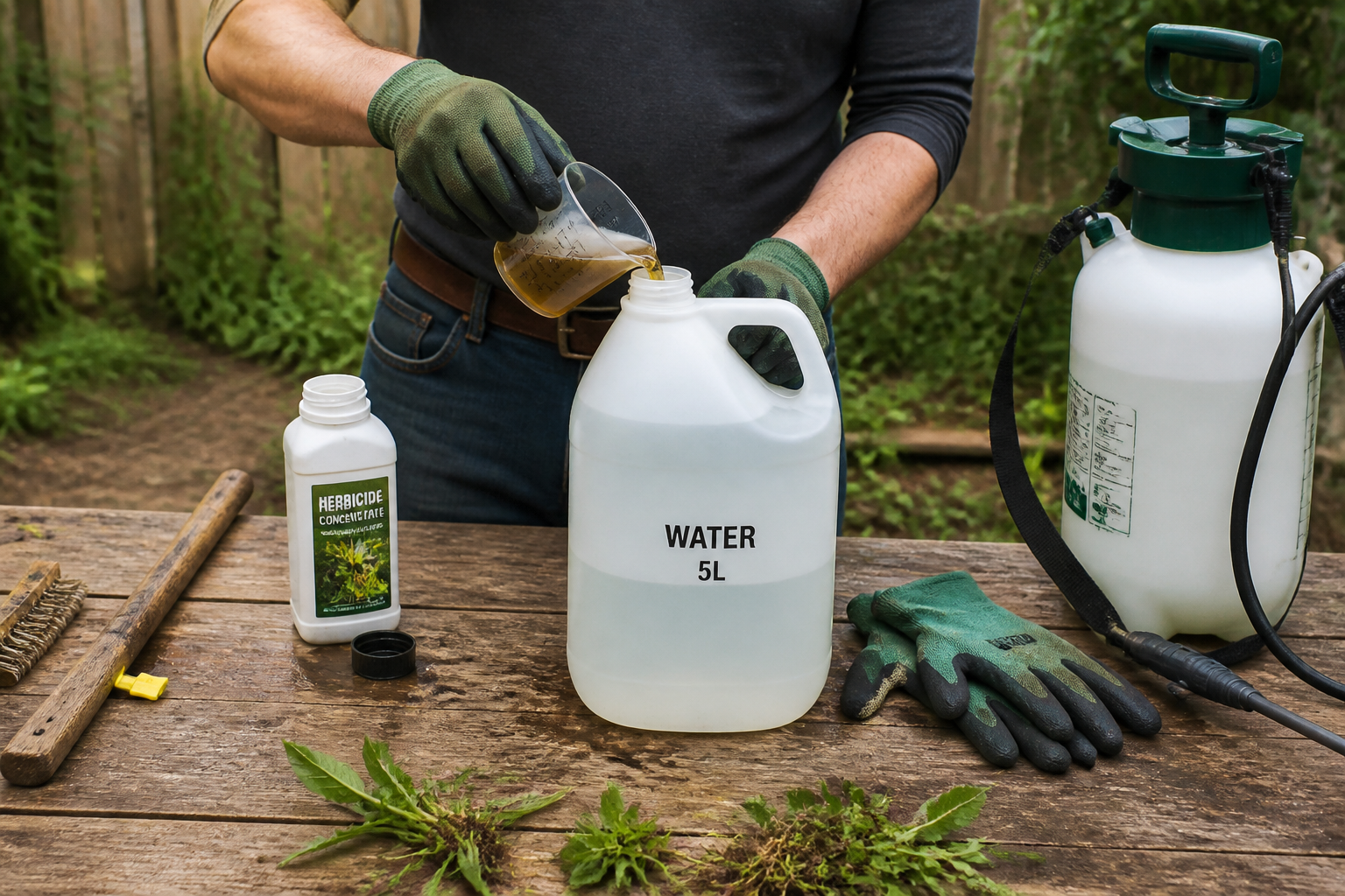 Dosage Roundup 5 litres : les quantités exactes