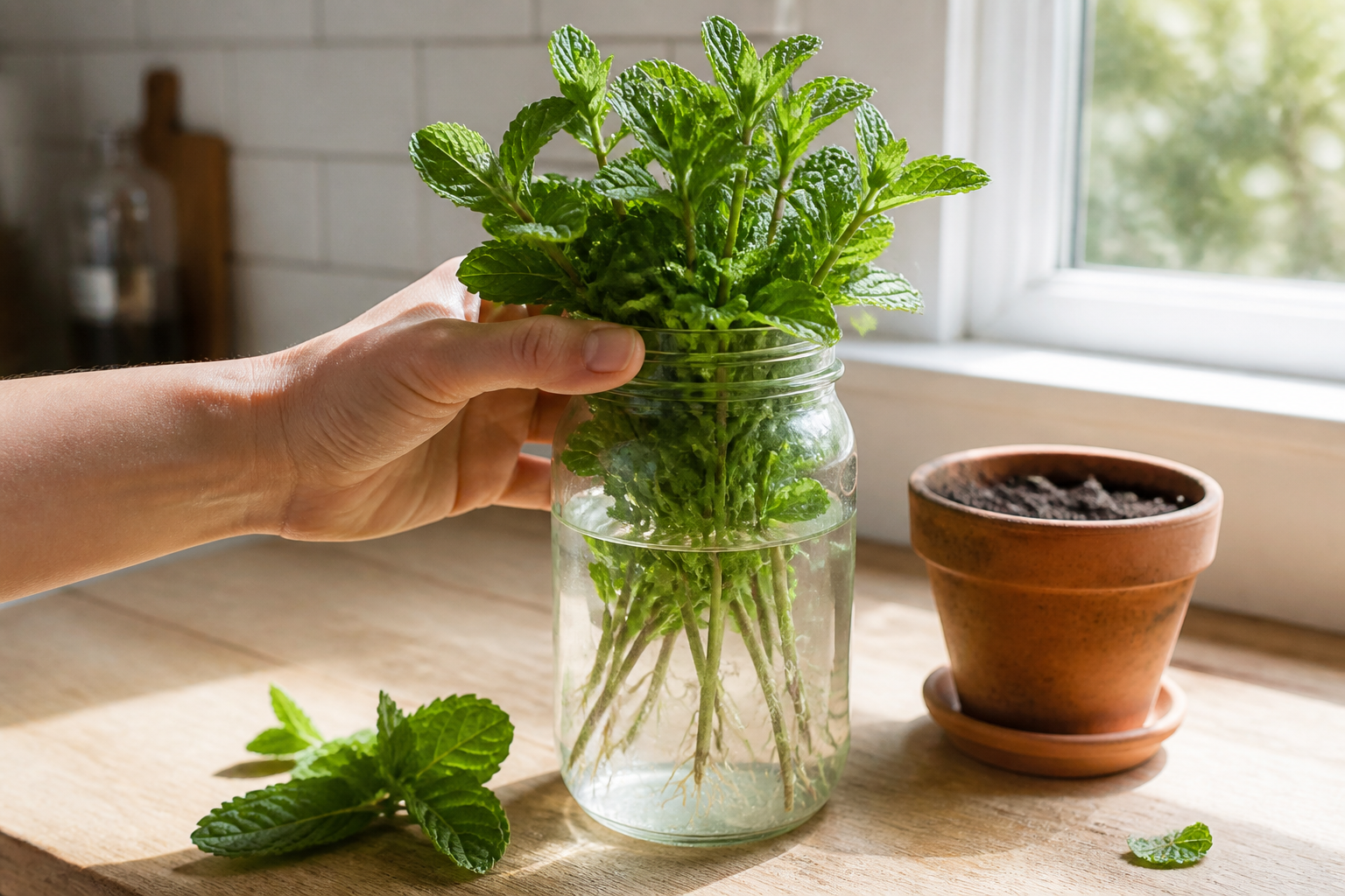 Menthe à l'infini : les astuces pour multiplier vos pieds sans effort